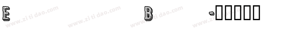Engraved Bold字体转换